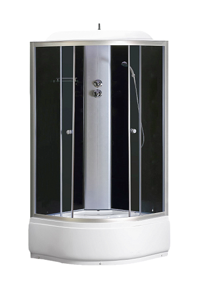 Душевая кабина 7690 GEKKO 900*900*2150 глубокий поддон. темная