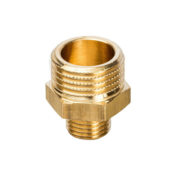 Ниппель НН никелированный 1/2*1/4 арт. SFТ-0003-001214 STOUT