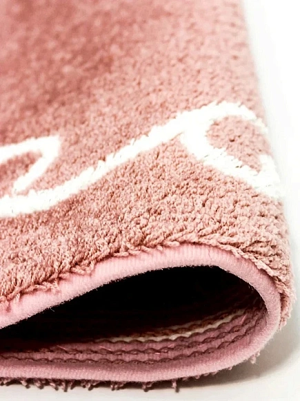 Коврик д/ванной LC розовый 50*80 акрил NFL-02/1