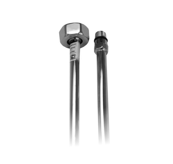 Подводка для смесителя МЕДНАЯ 60 см ХРОМ