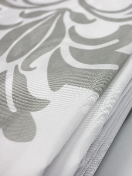 Штора для ванны CLASSIC FASHION (серый) 180*200 2100S/21