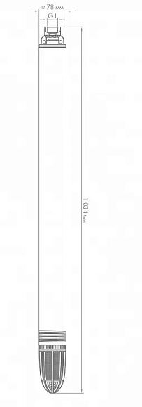 Насос скваж. "ВОДОМЕТ 3Д" 55/70 арт.5601
