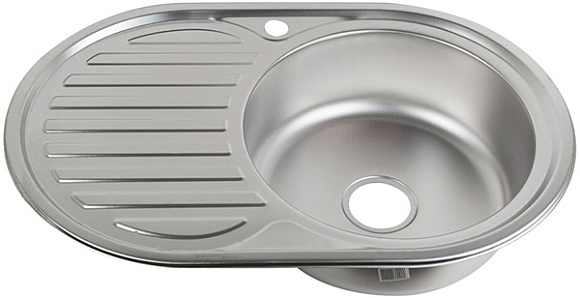 Мойка 77*50 врезная правая  Турция 0,8мм . 