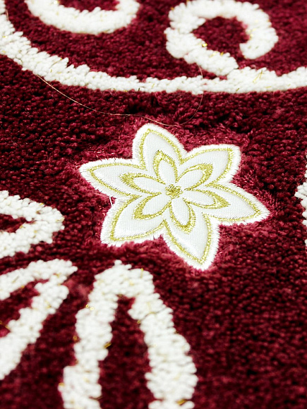 Коврик д/ванной LC бордо 50*80 акрил NFL-06/1