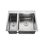 Мойка врезная прямоуг с коландером Н575485S ProflLine  3,0/200 сатин