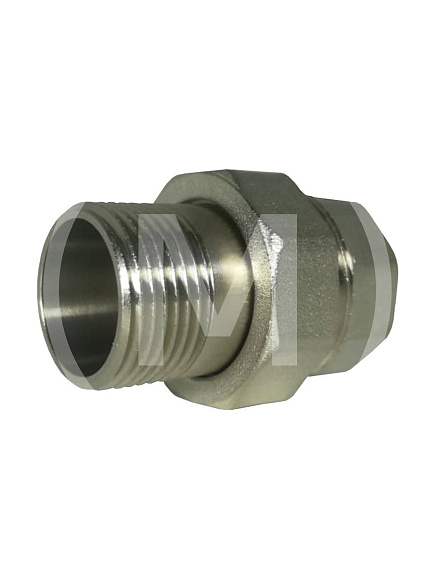 Присоединитель 11/4" прямой вн/нар (190-015) лат