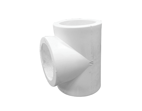 PP-R Тройник Белый 75
