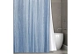 Штора в ванную двухслойная Органза 180*200(голуб)