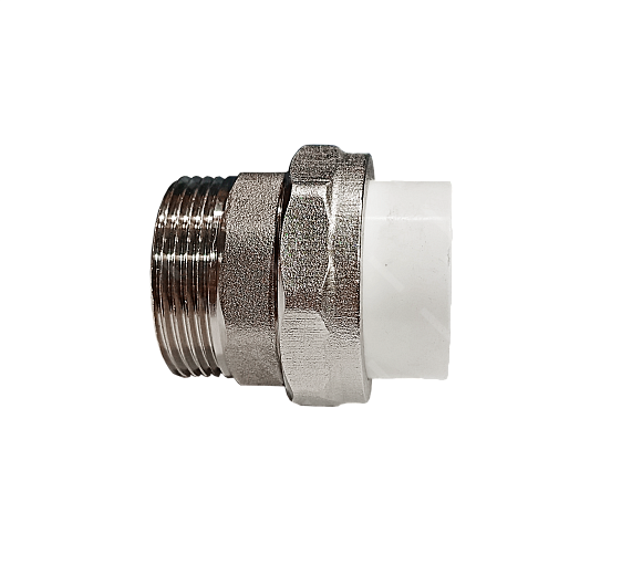 Муфта комбинир. раз. растр. ПП D32-1 1/4"НР РВК