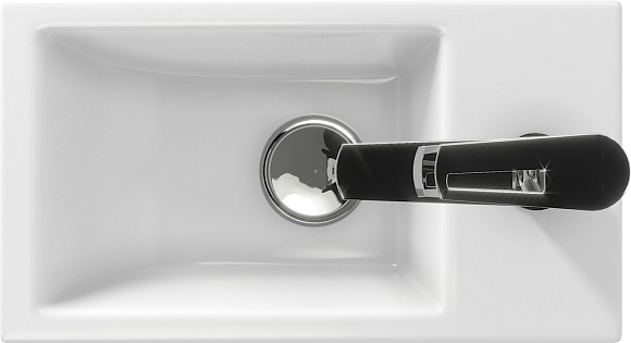 Умывальник на столешницу " COMO 40"c 1 отв.