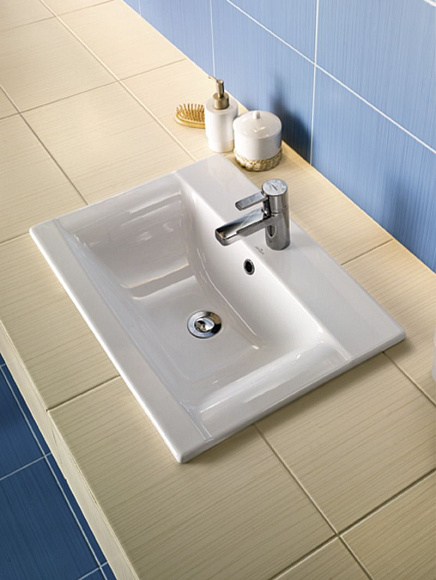 Умывальник на столешницу " Ontario 50"c 1 отв.