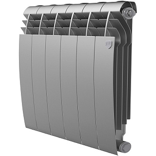 Радиатор биметаллический Royal Thermo BiLiner 500 /Silver Satin - 6 секц.