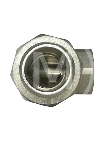 Присоединитель 3/4" угловой вн/нар (190-016) лат