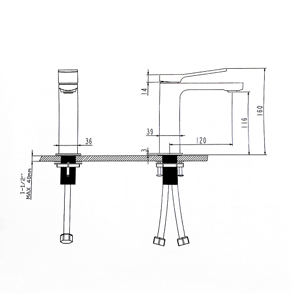 СМ-Т ГЕККО LM-1311-CP Chrome
