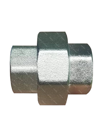 Присоединитель 1/2" прямой вн-вн (190-013) лат