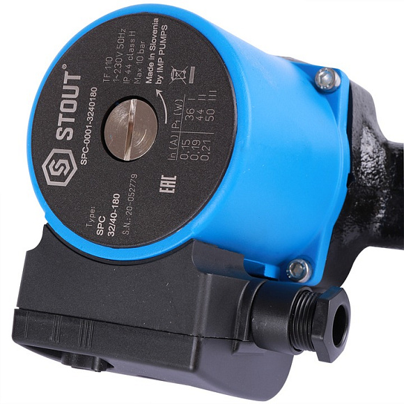 Насос циркуляционный 32/40 - 180 STOUT арт. SPC-0001-3240180