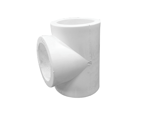 PP-R Тройник Белый 90