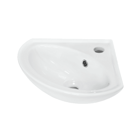 Умывальник угловой Веер 23 ВКС Белый S1