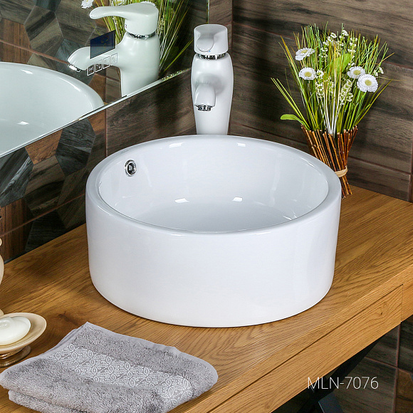 Раковина MLN-7076 белая 