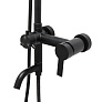 Смеситель/душа стационарный Gatto L04H Black
