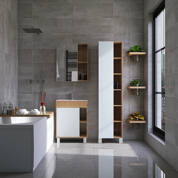 Пенал "Бостон" правый/левый 450х300х1900