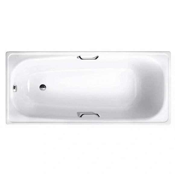 Ванна стальная 170*75 с ручками  White Wave