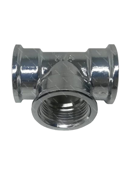 Тройник 3/4" вн/вн/вн ХРОМ (200-007) лат