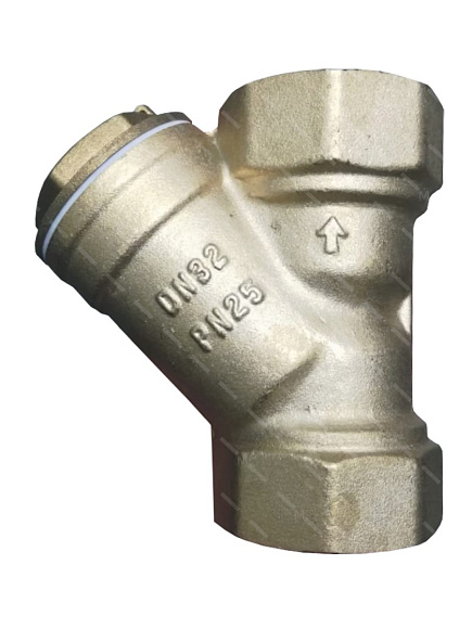 Фильтр латунный муфтовый Ду32