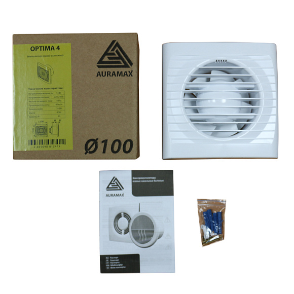 Вентилятор осевой вытяжной D 100 OPTIMA 4