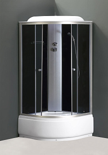 Душевая кабина 7610 GEKKO 1000*1000*2150 глубокий поддон. темная