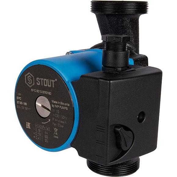Насос циркуляционный 32/60 - 180 STOUT арт. SPC-0010-3260180