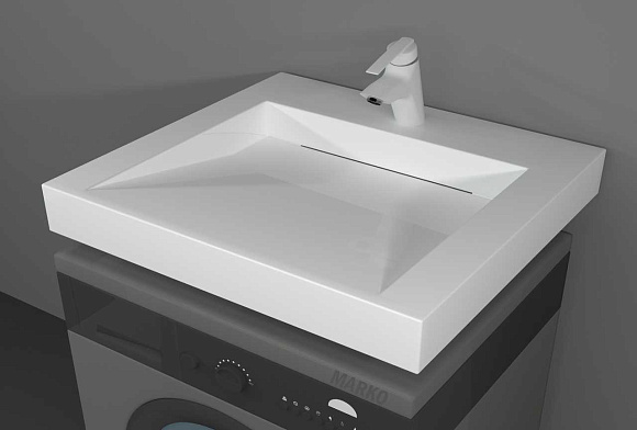 Раковина Блюз 50 белая (компл кроншт и сифон)