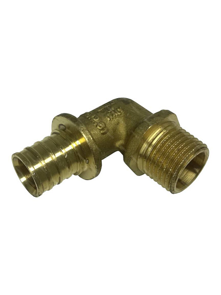 Угольник -переходник с нар.р. 20XRх1/2" для труб PEX аксиальный арт. SFA-0005-002012 STOUT