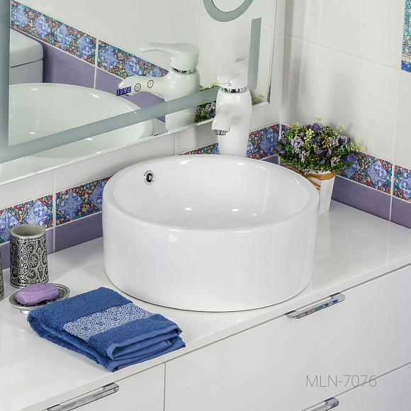 Раковина MLN-7076 белая 