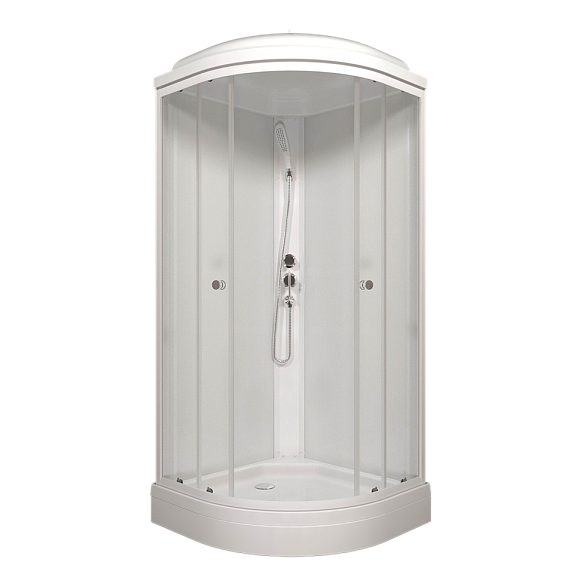 Душевая кабина Экстра 900*900*2150 низкий поддон. светлая