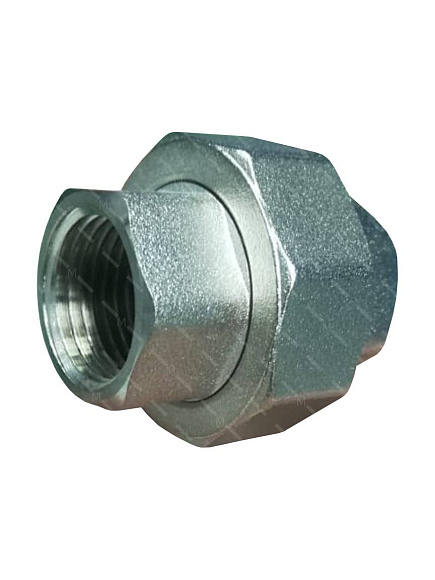 Присоединитель 1/2" прямой вн-вн (190-013) лат