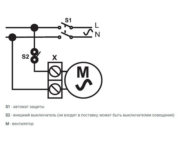 Вентилятор накладной QUADRO D100 ERA