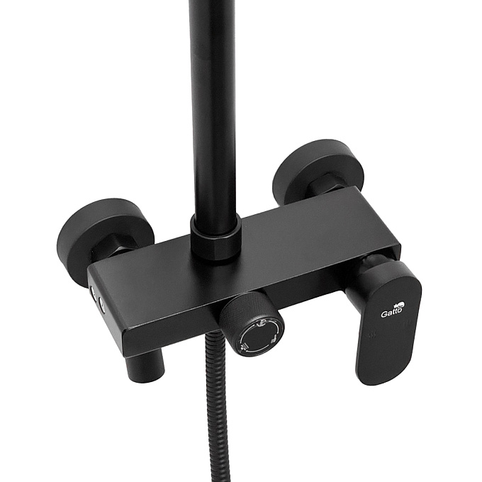 Смеситель/душа стационарный Gatto MS-8026 Black