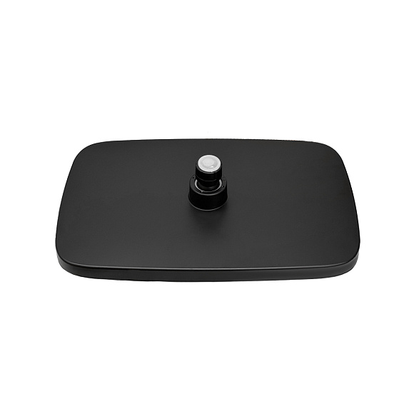 Лейка душевая стационарная 190*299мм ЧЕРНАЯ D-7345