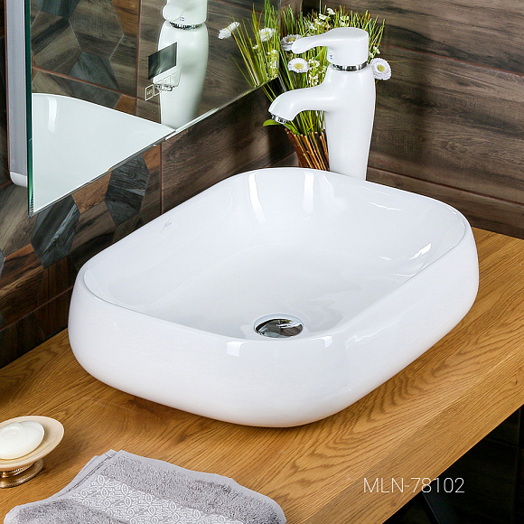 Фигурный умывальник Melana 805-78102