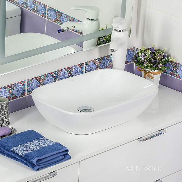Раковина MLN-78160 белая