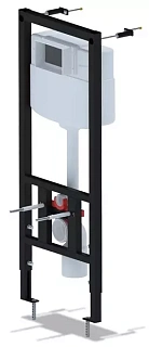 WC1110  Инсталляция для подв.унитаза "АНИпласт"с клавишей WP1110