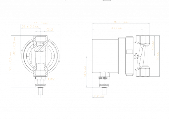Насос циркуляционный для ГВС "ЦИРКУЛЬ" 15/15  PREMIUM арт.2400