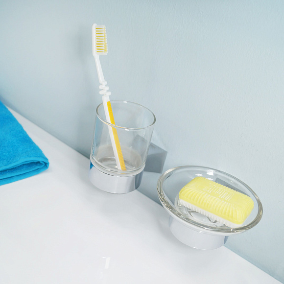 Мыльница стеклянная 22803