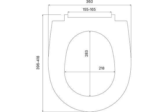 Сиденье для унитаза "Самарское" ID 01 001 Металл крепления
