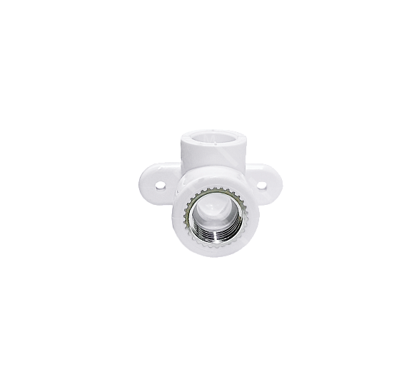 Угольник комбинир. с крепл. ПП D20-1/2"ВР РВК