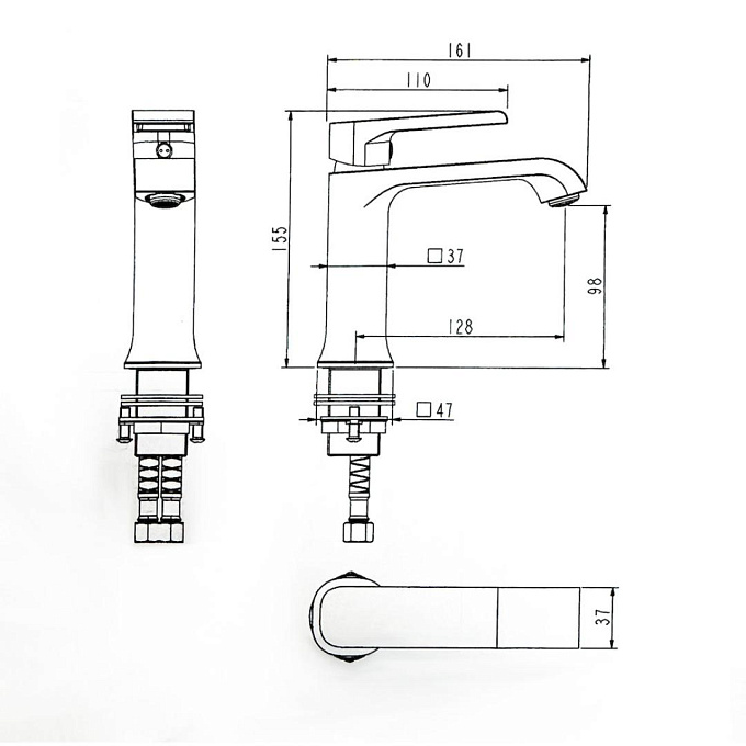 СМ-Т ГЕККО LM-2211-CP Chrome