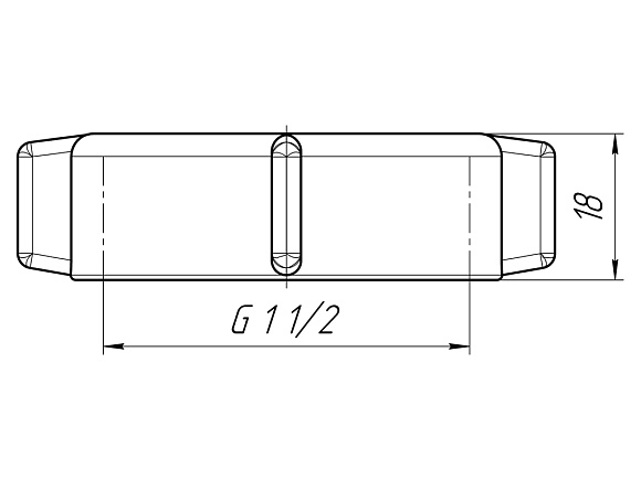 M440 Гайка накидная 1 1/2 40мм.