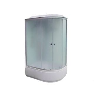 Душевая кабина 7120ML GEKKO 120*80*2150 левая. глубокий поддон. светлая
