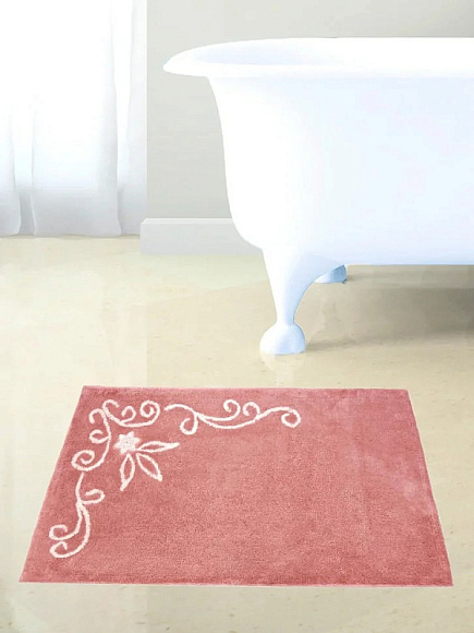 Коврик д/ванной LC розовый 50*80 акрил NFL-02/1